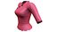 Vieiras Bottom Vermelho Asiático Feminino Top