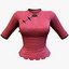 Vieiras Bottom Vermelho Asiático Feminino Top