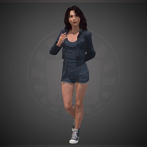 3D character people human model