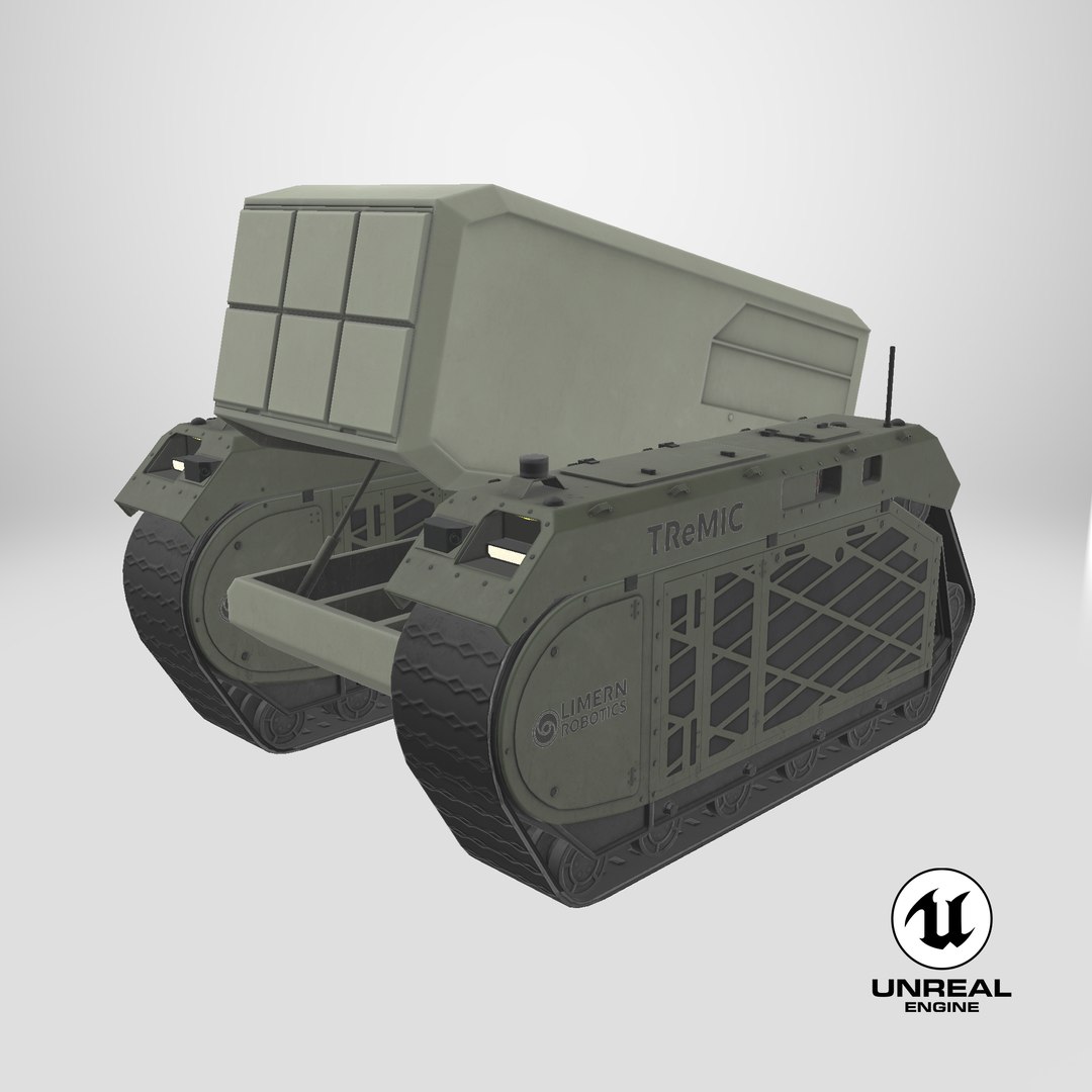 3D Smart Military MLRS Robot - Green model https://p.turbosquid.com/ts-thumb/Dq/dmQ1eA/93/stemcell_unreal_render/png/1729532867/1920x1080/fit_q87/84354fea2c4bceb1811ae8f1a1e4631dfdd9df5c/stemcell_unreal_render.jpg
