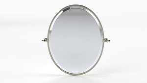 Hawthorn Hill Oval Mirror HH-Mirroroval-A 3D