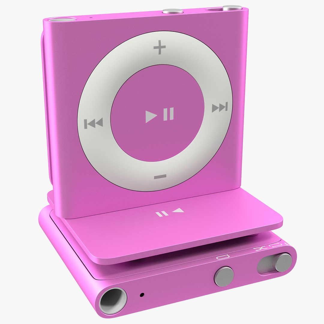 iPod Shuffle Purple 3D Model 3D model preview