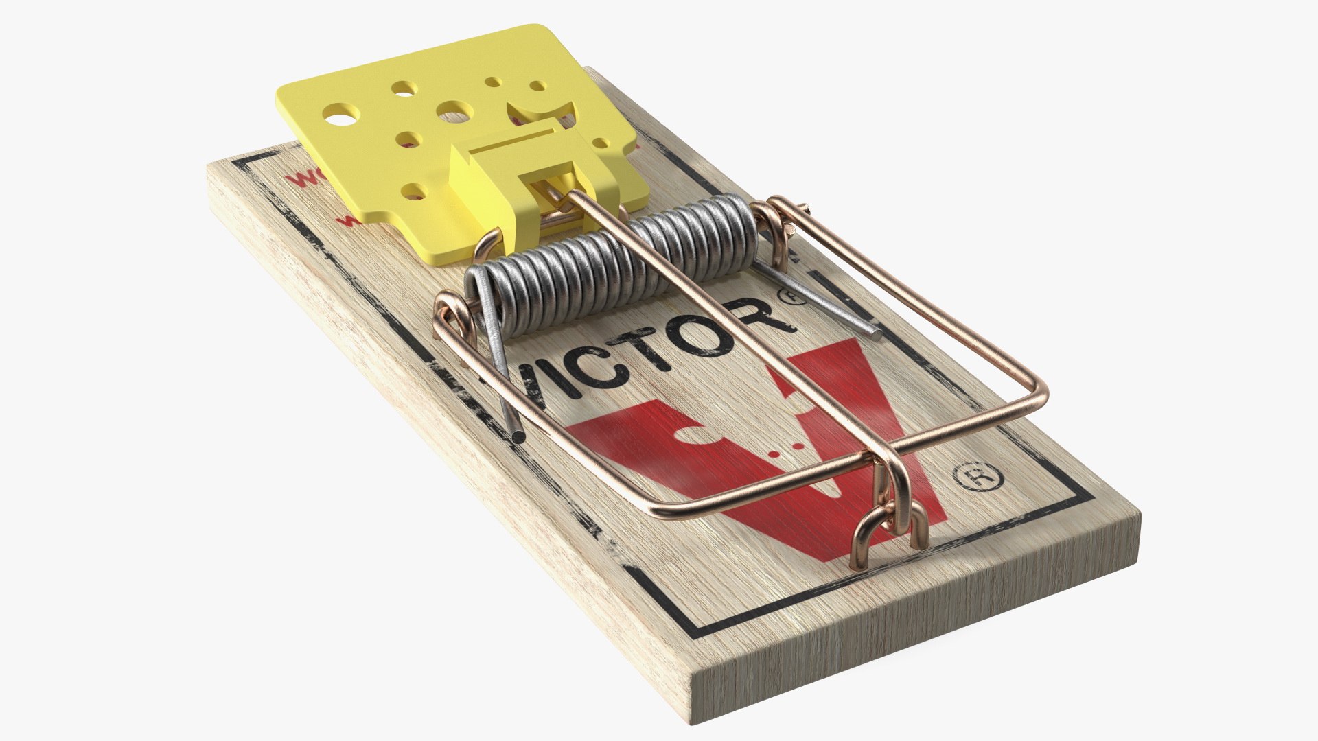 Victor Trigger Plate Mouse Trap 3D model preview