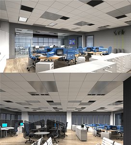 3d-scenes - office 01 3D model