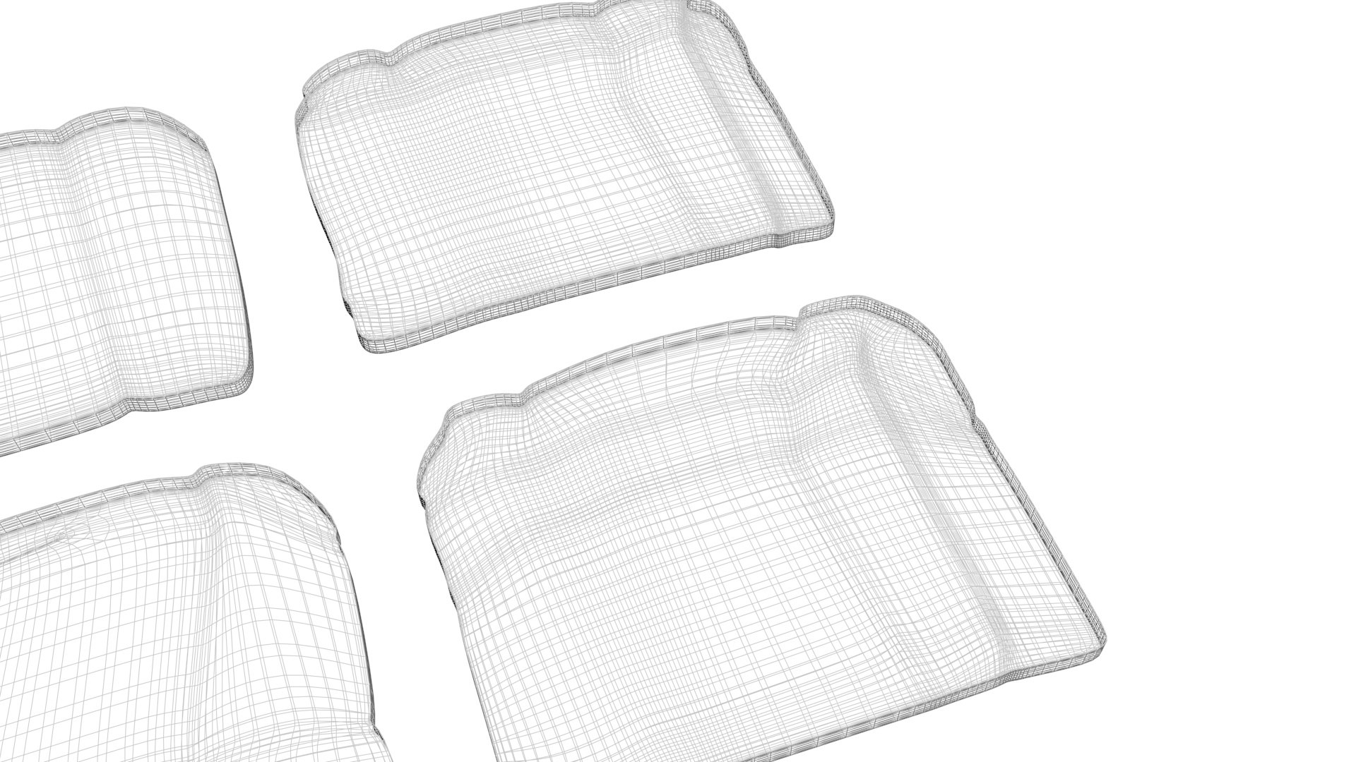 Toasts Collection Model - TurboSquid 1854608