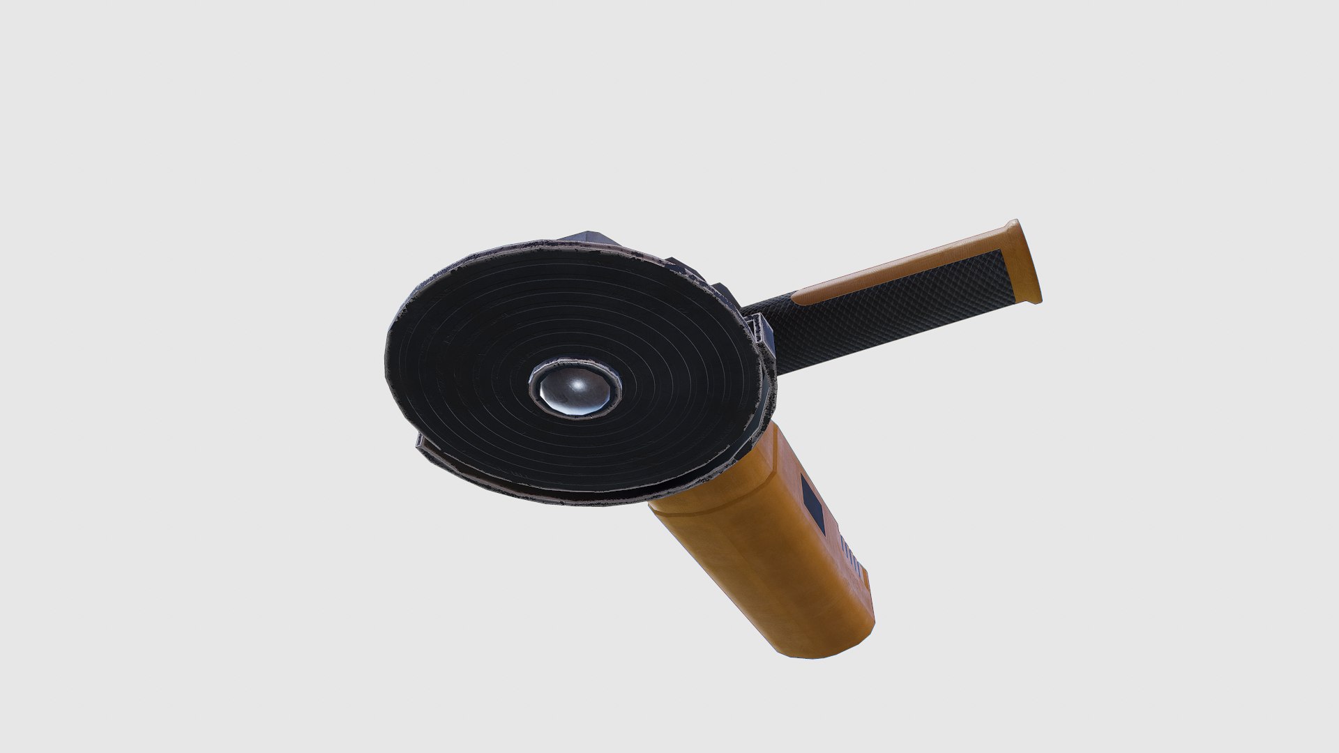 3D Angle Grinder Low-poly PBR model https://p.turbosquid.com/ts-thumb/Dq/v4ahIw/5j/screenshot015/png/1775309148/1920x1080/fit_q87/d7349c936974540652b457dbef969b58b5c6fc13/screenshot015.jpg
