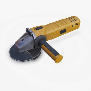 Angle Grinder Low-poly PBR