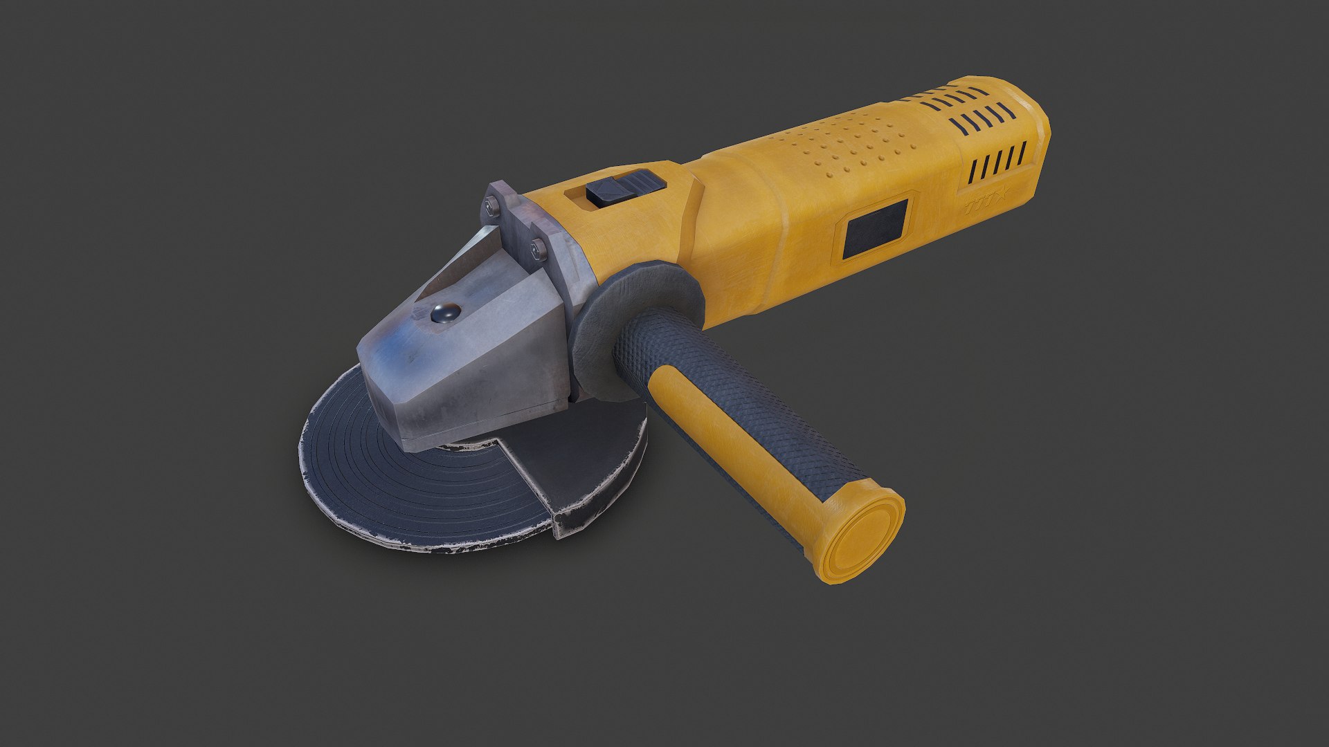 3D Angle Grinder Low-poly PBR model https://p.turbosquid.com/ts-thumb/Dq/v4ahIw/Rh/screenshot001/png/1775309137/1920x1080/fit_q87/d51359518504ccf5e73c30a1bef857f4a99ee6c5/screenshot001.jpg