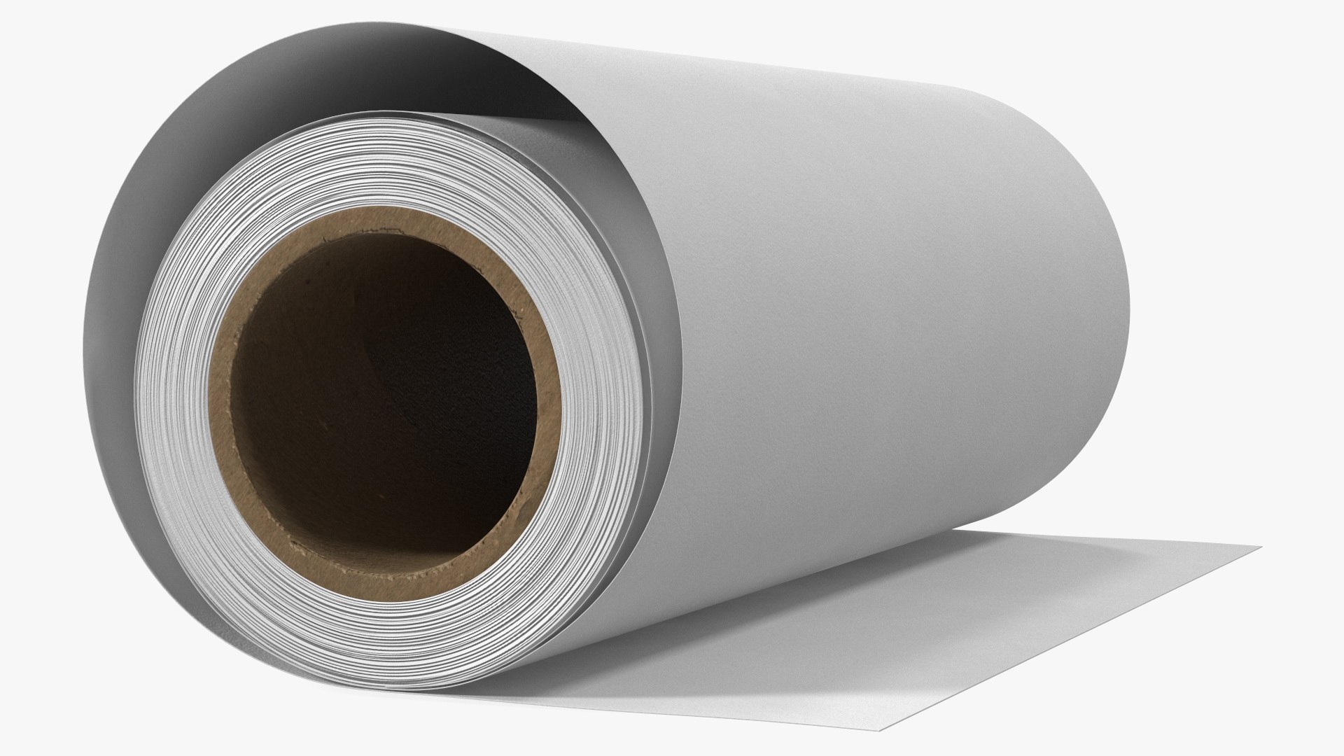 Eco White Wrapping Paper Roll 3D model - TurboSquid 1863144