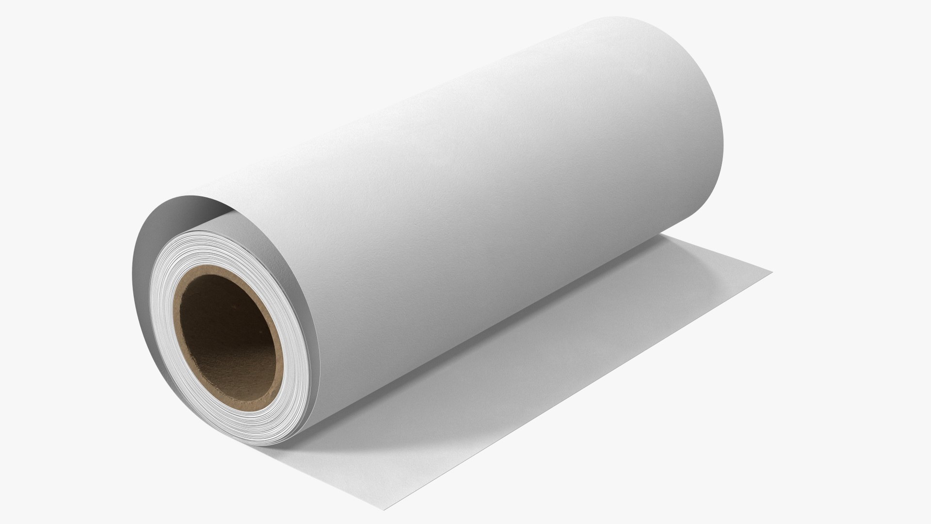 Eco White Wrapping Paper Roll 3D model - TurboSquid 1863144