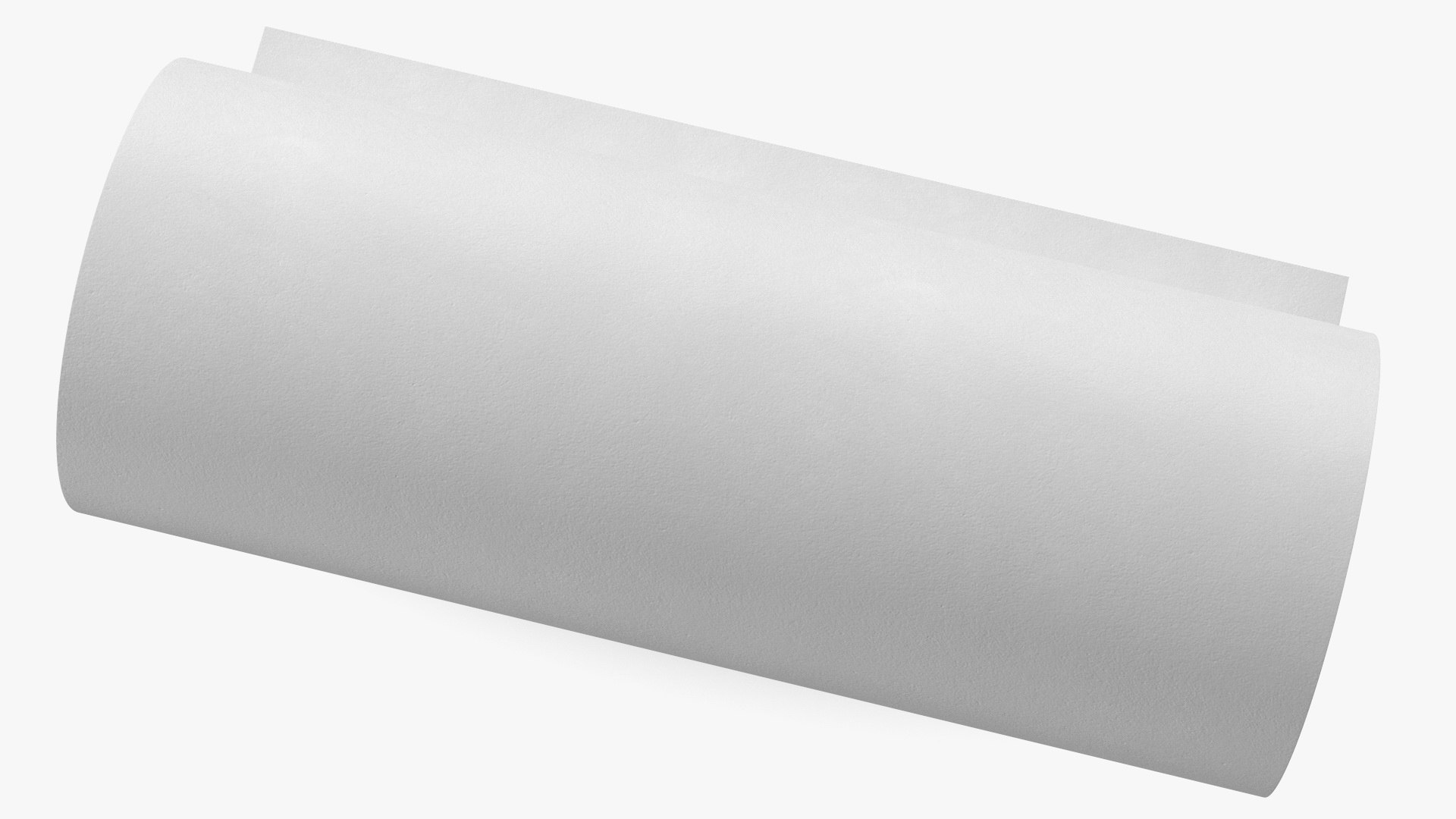 Eco White Wrapping Paper Roll 3D model - TurboSquid 1863144