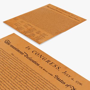 American Independence Declaration Vintage
