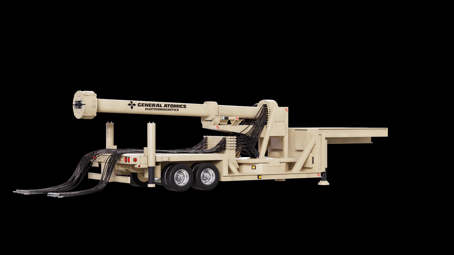 Railgun Weapon Systems General Atomics Model TurboSquid 2060991