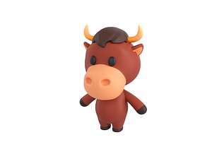bull character 3D model