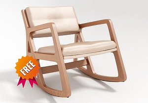 free modelled sleepy chair 3d model