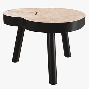 realistic coffee table 3D model