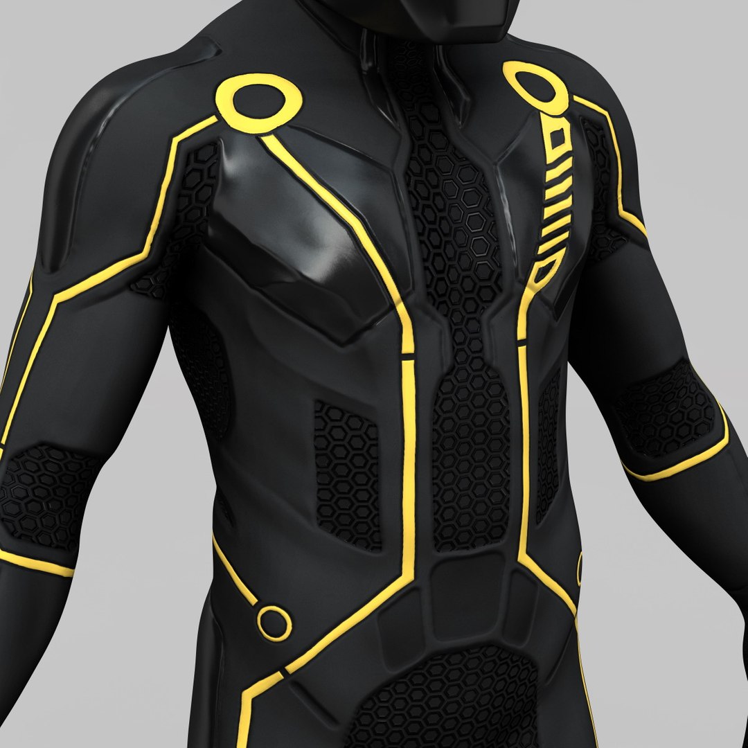 tron legacy character mesh 3ds