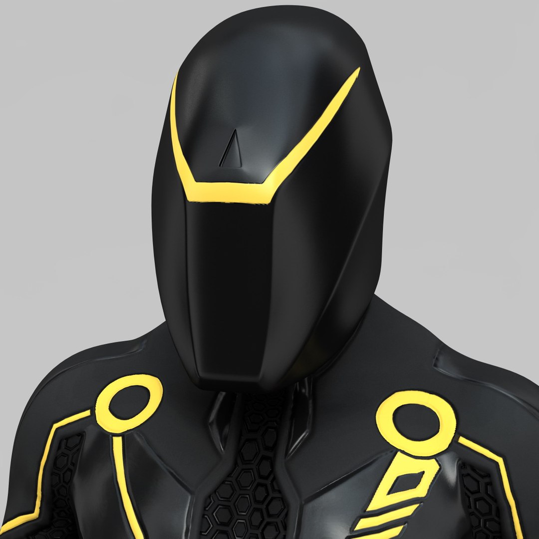 tron legacy character mesh 3ds