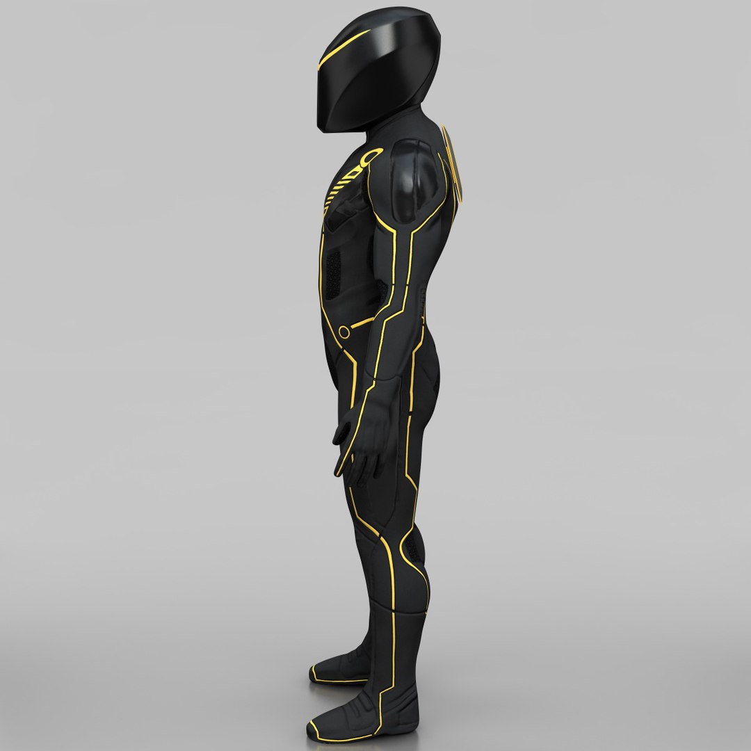 tron legacy character mesh 3ds