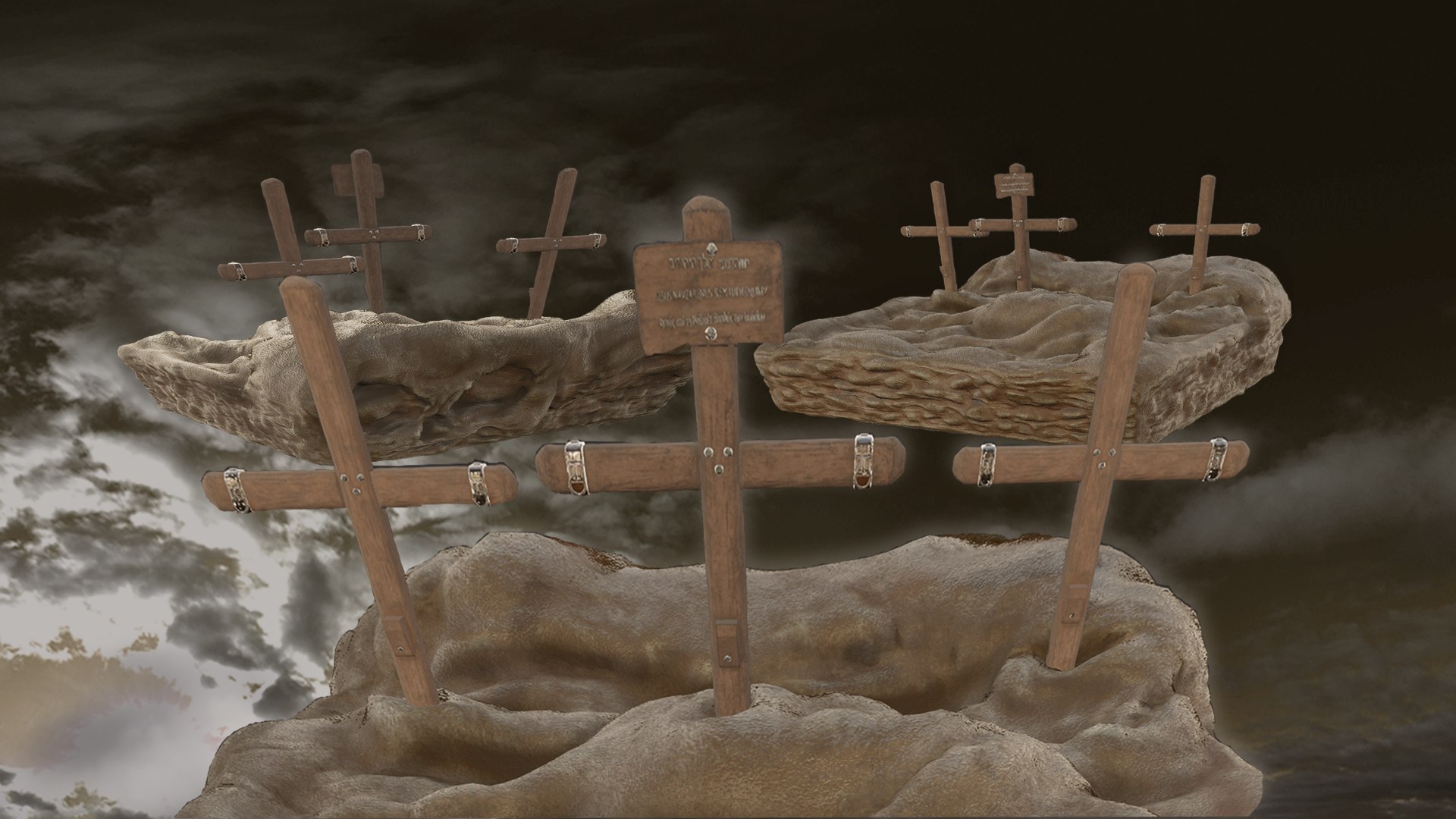 3D Diorama -The 3 Crosses - Jesus Chirst https://p.turbosquid.com/ts-thumb/Dr/B4MFAI/xD/a01_5_img_diorama_cross/jpg/1674761317/1920x1080/fit_q87/2d6d11a83e72203ec95162d118f430abbe4e7389/a01_5_img_diorama_cross.jpg