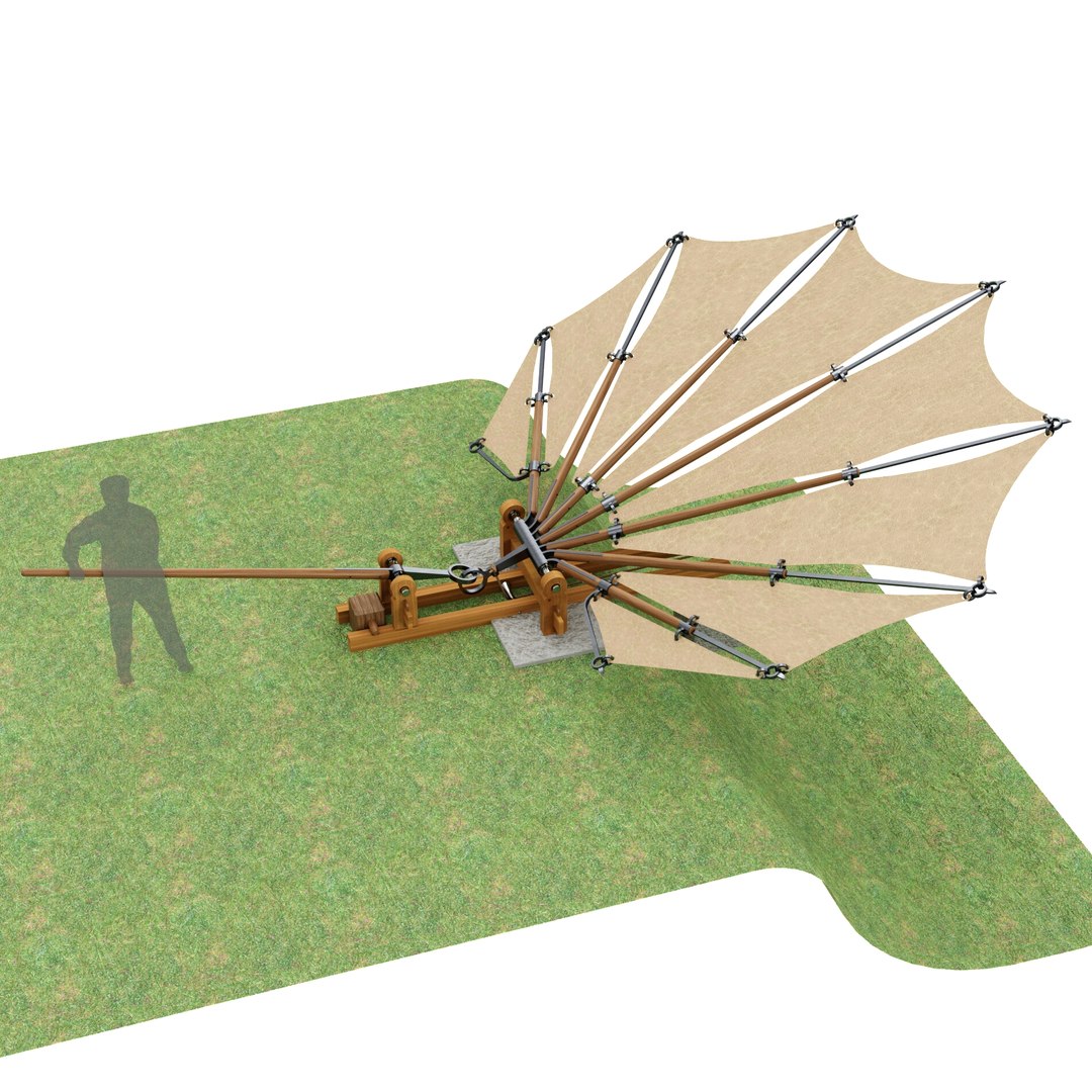 Wings Leonardo Da Vinci 3D Model - TurboSquid 1413690