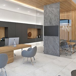 3D Office Interior Conference Room Model - TurboSquid 1381989