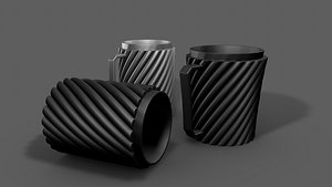 3D Coffee Mugs