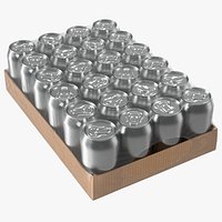 Transparent Pack of 24pcs 330ml Aluminium Cans