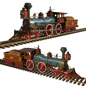 locomotive 4-4-0 standard 1872 model