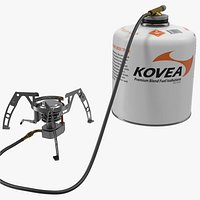 Portable Camping Gas Stove 2 Kovea 3D Model