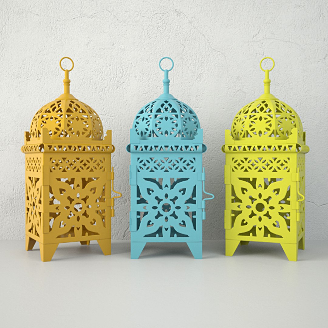 moroccan lantern set 3D model https://p.turbosquid.com/ts-thumb/Dr/NWpF5N/q837jjLd/moroccanlanternsetpreview2/jpg/1503669928/1920x1080/fit_q87/82e507716d899959c107affd2208fa28159baab5/moroccanlanternsetpreview2.jpg