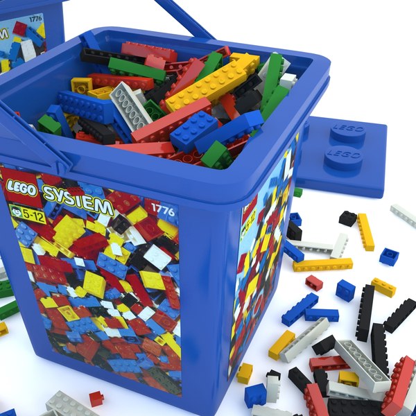 Modello 3D Lego Box pieno - TurboSquid 1085738