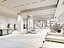 Modello 3D di un interno di una palestra moderna.