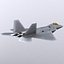 3d f-22 raptor fighter aircraft model