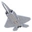 3d f-22 raptor fighter aircraft model