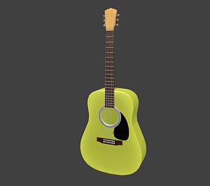 Acoustic Guitar - Yellow