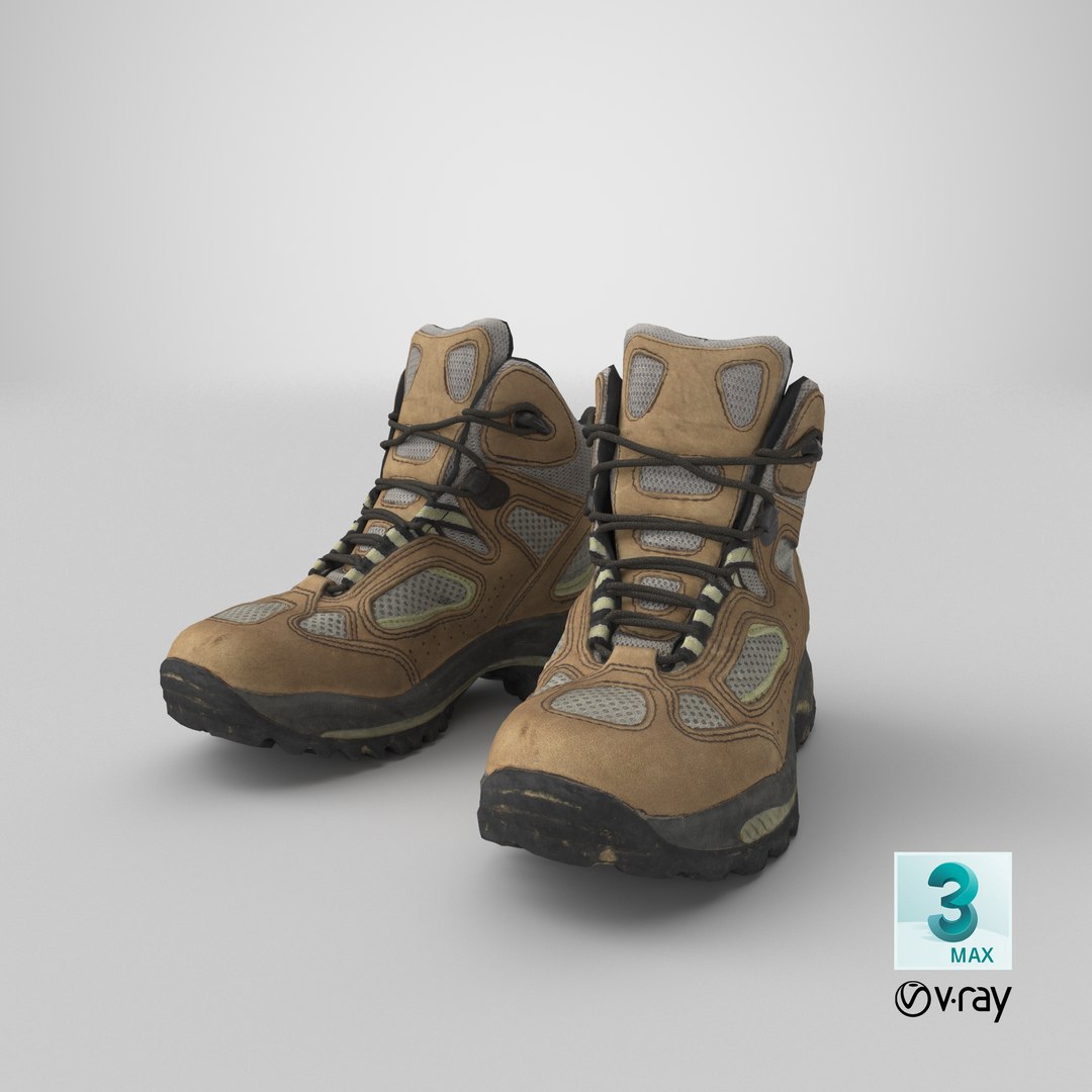 3D Hiking Boots 2 model https://p.turbosquid.com/ts-thumb/Dr/aveSJI/RC/stemcell_max_vray_render/png/1692122699/1920x1080/fit_q87/6bb6f3f0316605b526772bcfb5d7f2c9d11a96cb/stemcell_max_vray_render.jpg