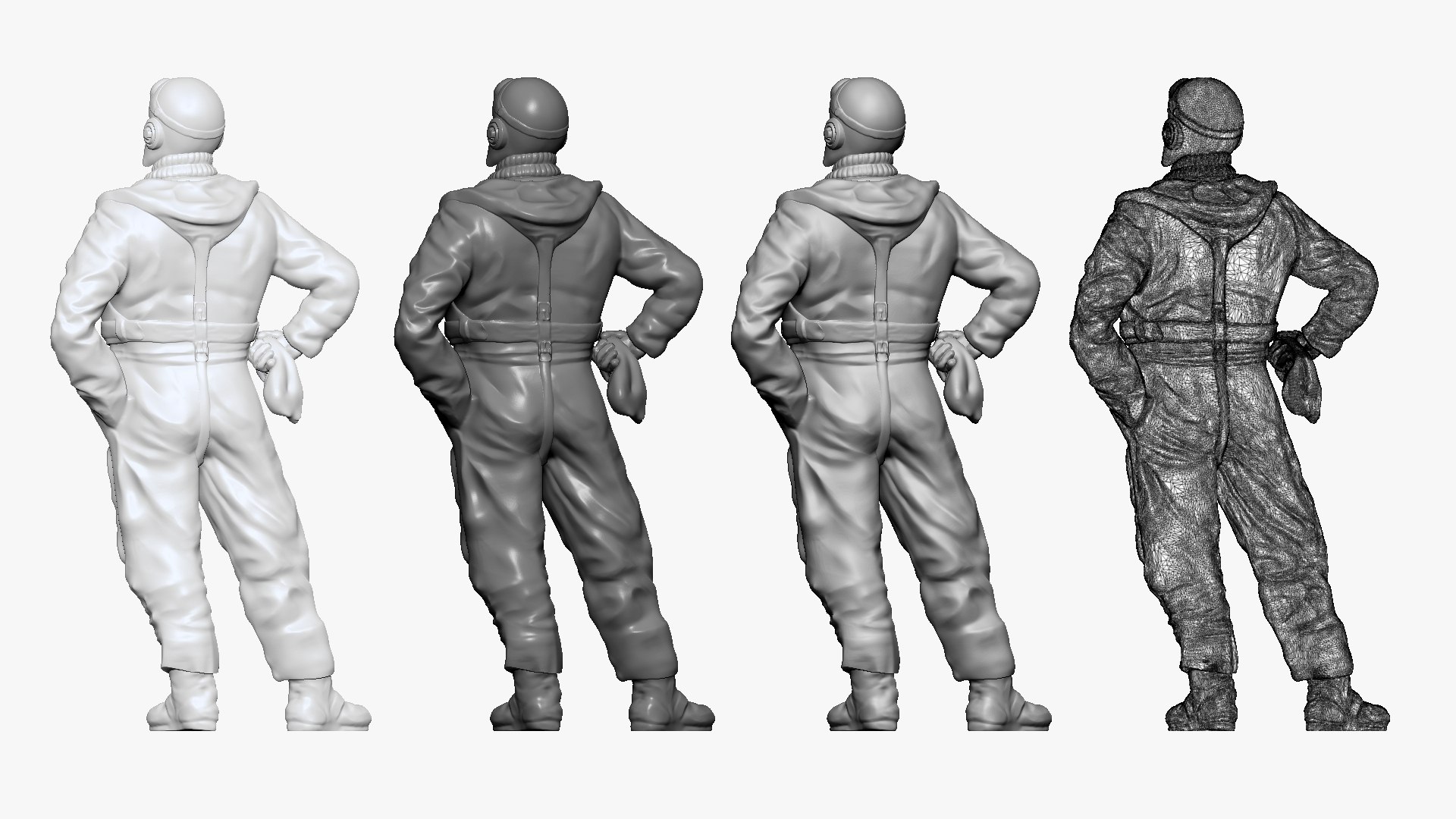 3D 001198 Miltary Pilot TurboSquid 1736214