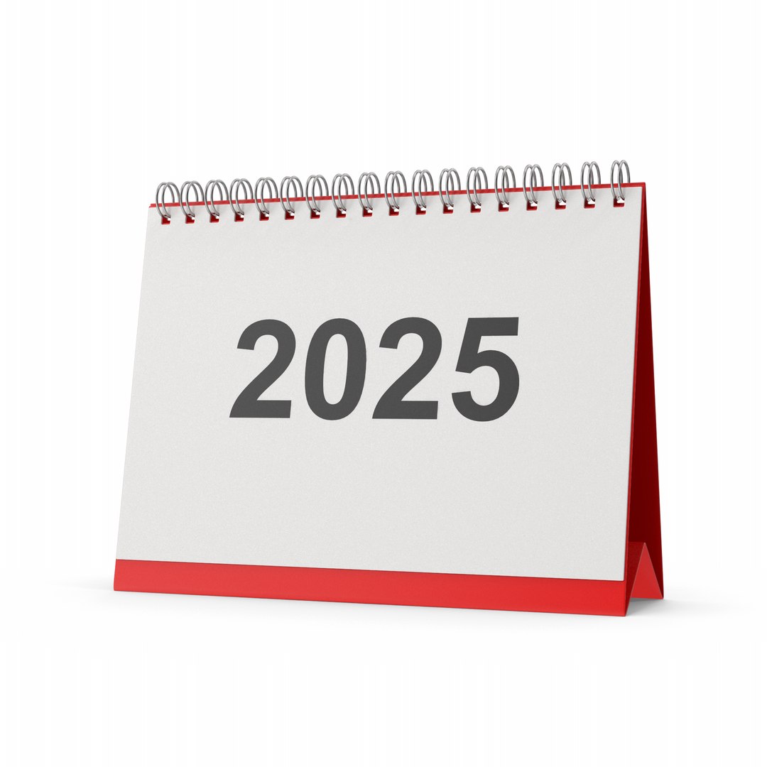 2025 Calendar 3D Model - TurboSquid 2422176