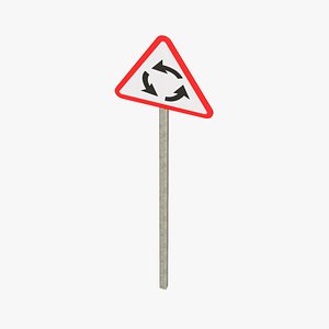 Roundabout Road Sign