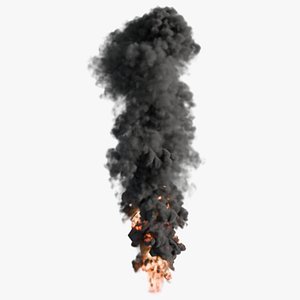 3D model 3D Fire and Smoke Animation - VDB