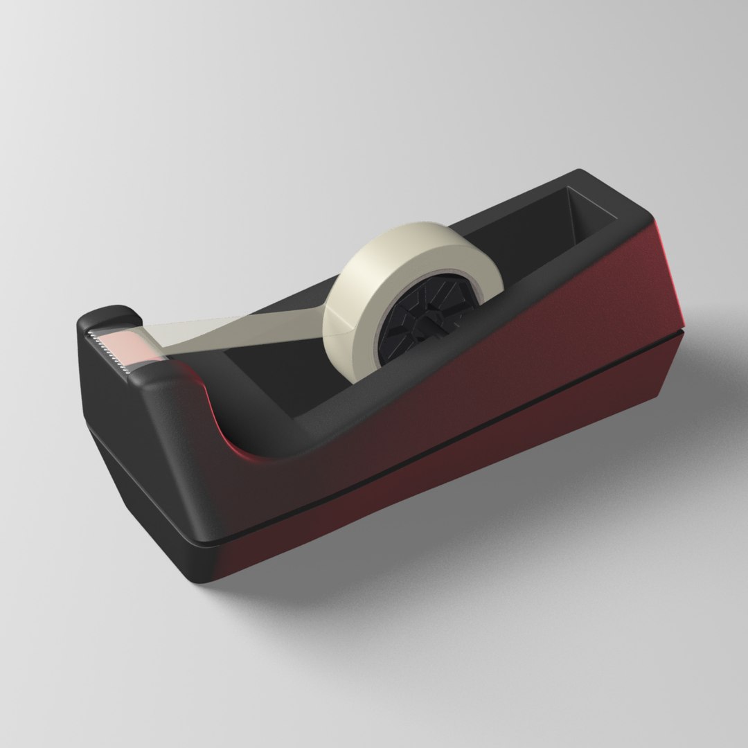 Tape Dispenser 3D Model TurboSquid 1219956