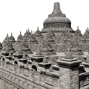 Borobudur 3D Model