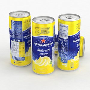 Beverage Can Sanpellegrino Naturali Limonata 330ml 2022 3D
