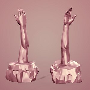 Abstract Hand - Arm - Fist Sculpture