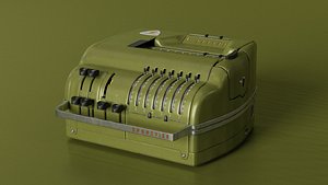 brunsviga calc calculator 3D