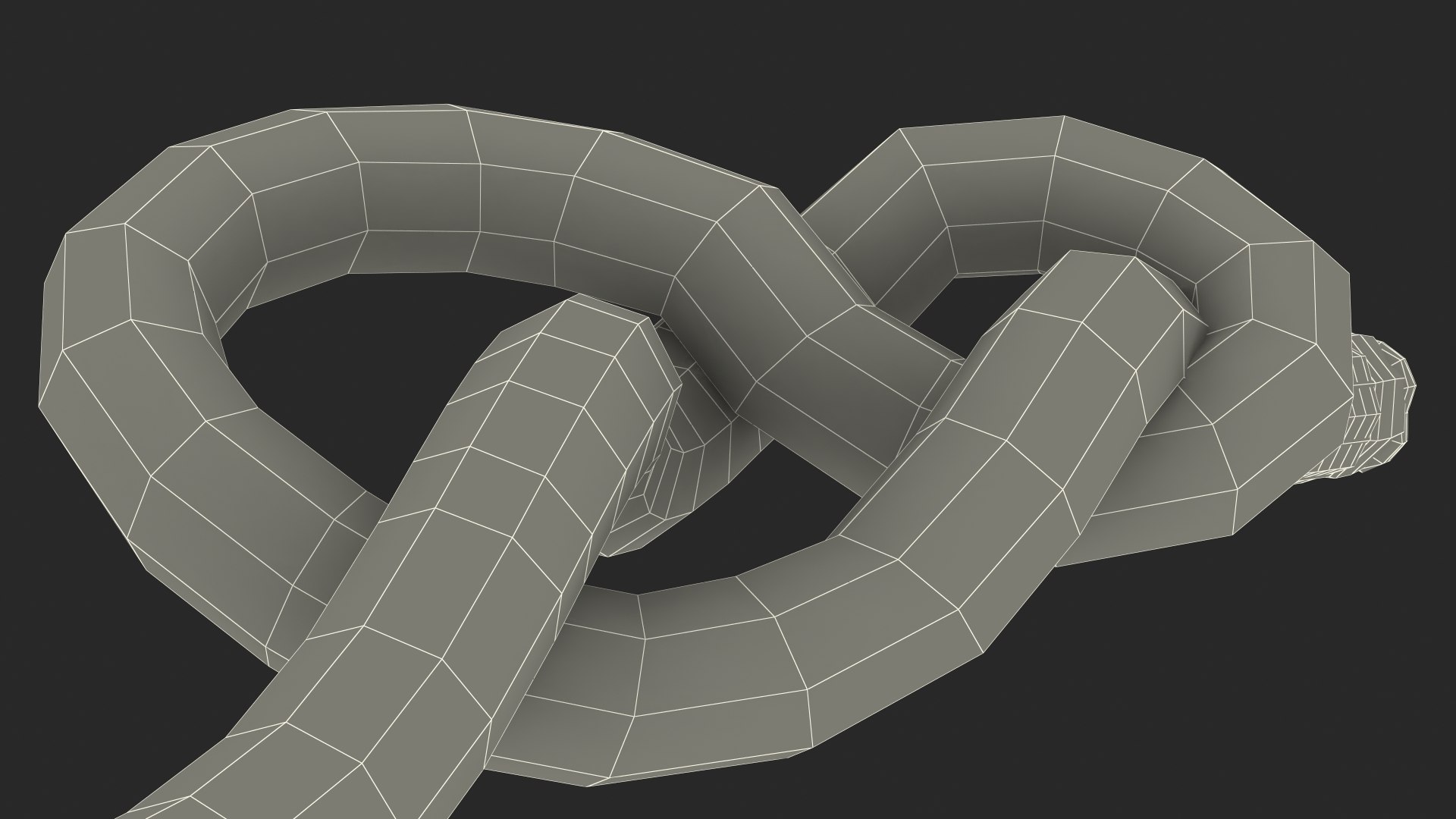 Figure 8 Bend Rope 3D Model - TurboSquid 1650706