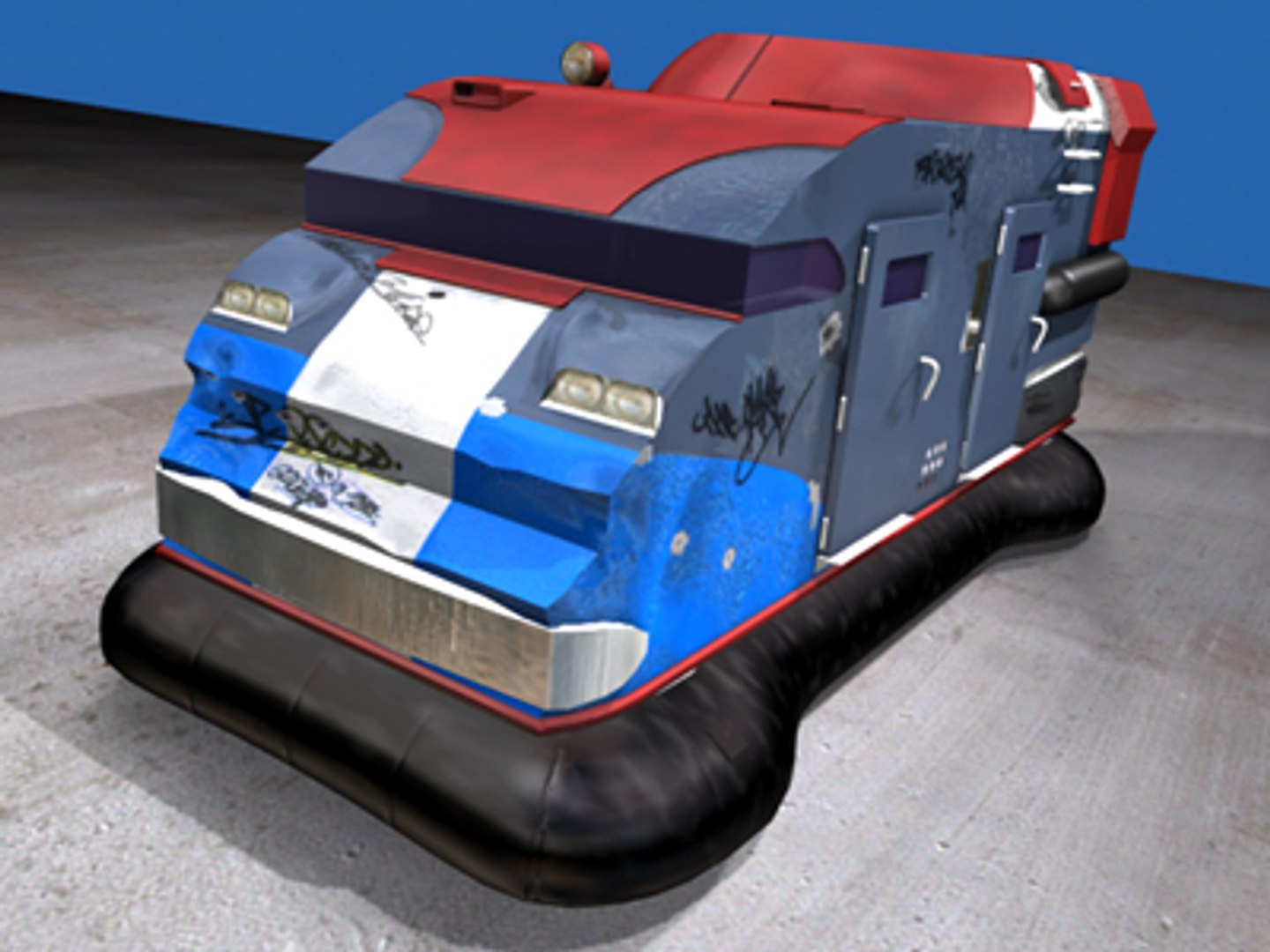3d Max Hover Truck Hovertruck01