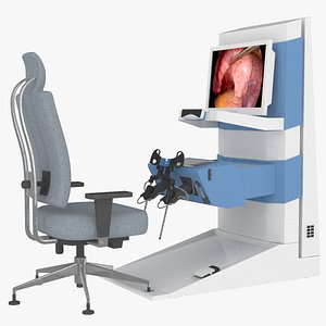 3D surgical robot control panel
