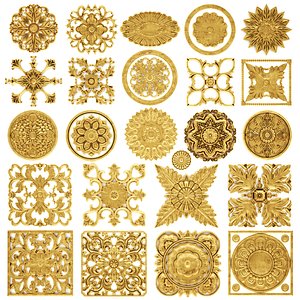 Stucco collection ceiling rosette